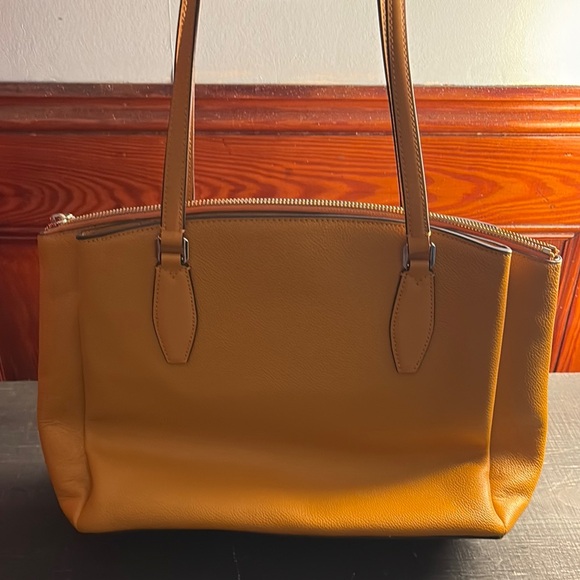 Kate Spade Mustard Leather Tote - Picture 2 of 4
